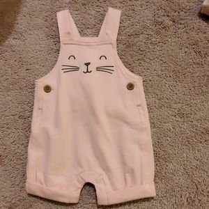 Carters 3 month pink overalls
